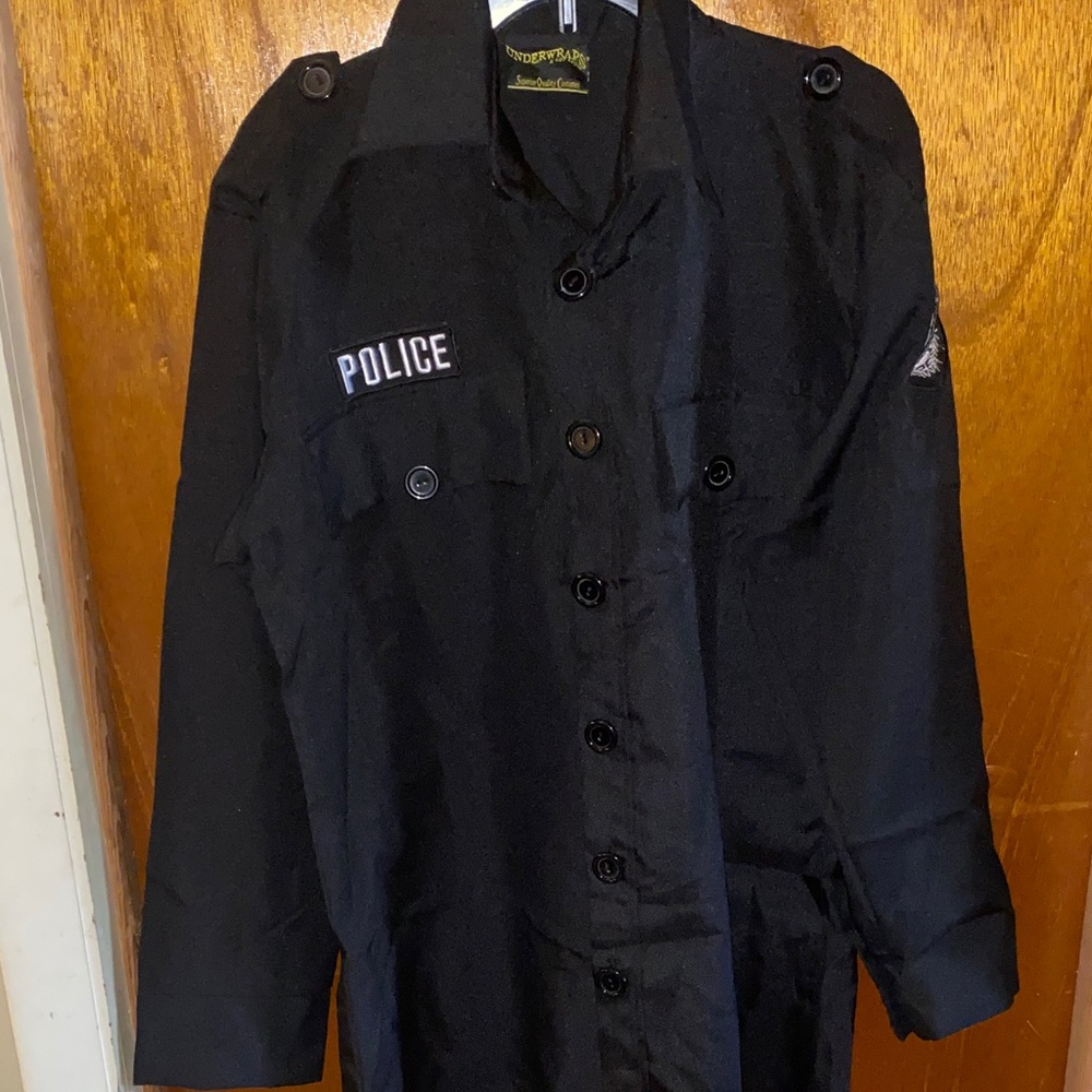 Halloween Police Shirt Costume